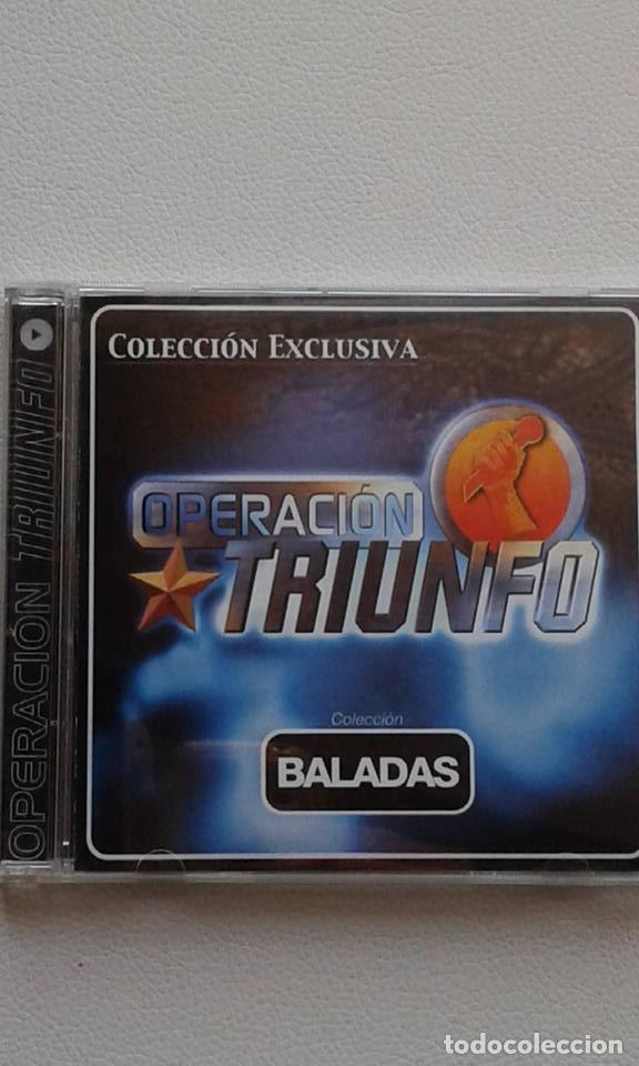 CDs de m&uacute;sica: OPERACI&Oacute;N TRIUNFO 1&ordf; EDICI&Oacute;N    BALADAS - Foto 1