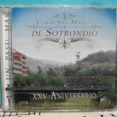 CDs de Música: CORAL SAN MARTIN DE SOTRONDIO XXV ANIVERSARIO 1978 CD ALBUM ASTURIAS COMO NUEVO¡¡PEPETO. Lote 143001922