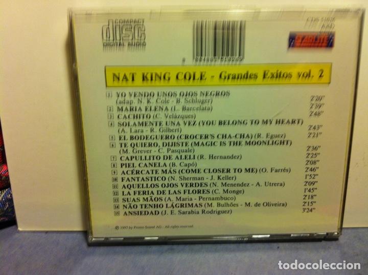 CDs de m&uacute;sica: nat king Cole -grandes &eacute;xitos en espa&ntilde;ol - Foto 2