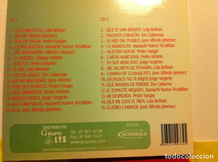 CDs de m&uacute;sica: m&eacute;xico - rancheras- 2 CD - Foto 3