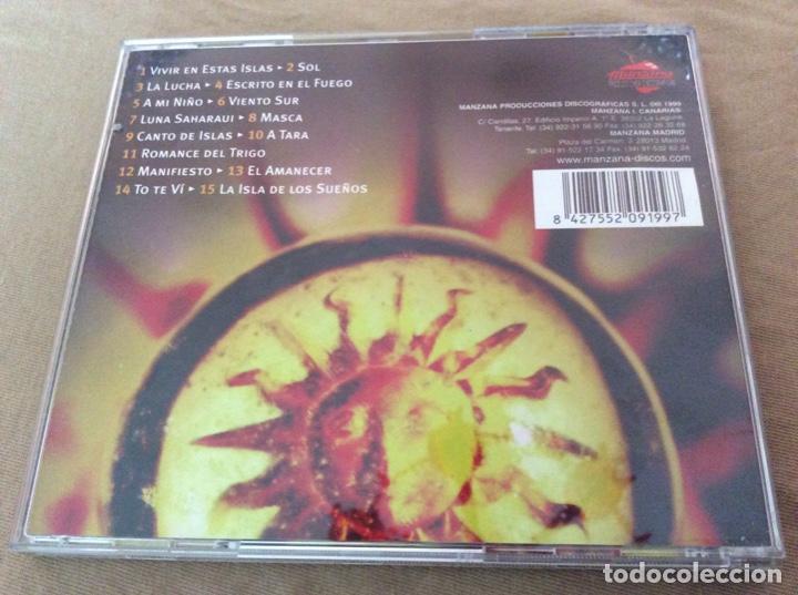 CDs de m&uacute;sica: Taburiente. Sol. Manzana 1999. - Foto 2
