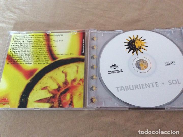 CDs de m&uacute;sica: Taburiente. Sol. Manzana 1999. - Foto 3