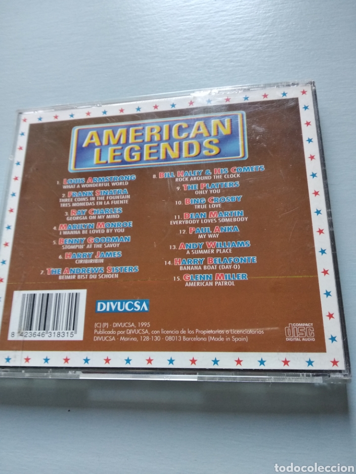 CDs de m&uacute;sica: American legends - Foto 3