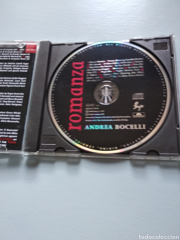 CDs de m&uacute;sica: Andrea Bocelli. Romanza - Foto 2