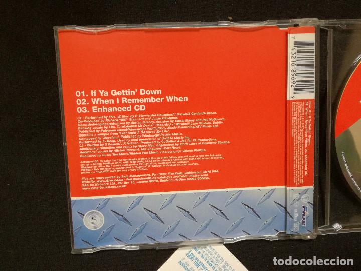 CDs de m&uacute;sica: CD MAXI - FIVE - IF TA GETTIN DOWN - Foto 2
