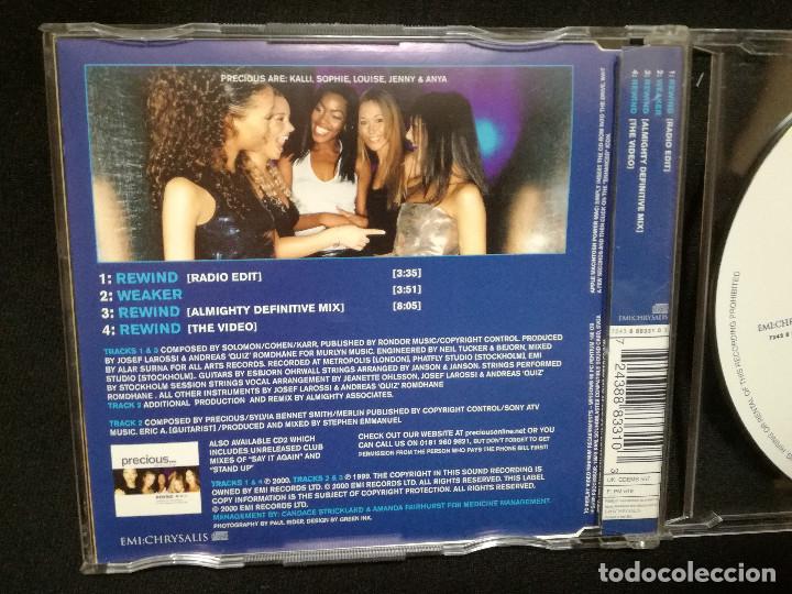 CDs de m&uacute;sica: CD MAXI - PRECIOUS - REWIND - Foto 2