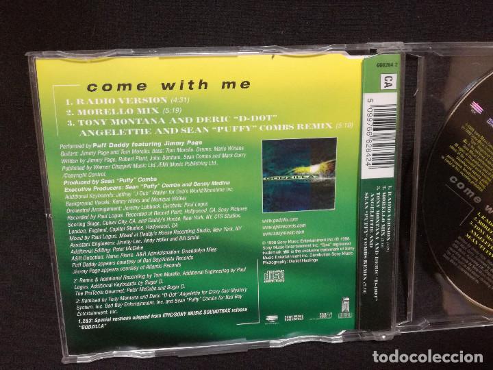 CDs de m&uacute;sica: CD MAXI - PUFF DADDY - FEATURING JIMMY PAGE - COME WITH ME - Foto 2