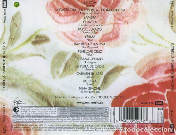 CDs de m&uacute;sica: Estrella Morente - Mujeres - CD - Foto 2