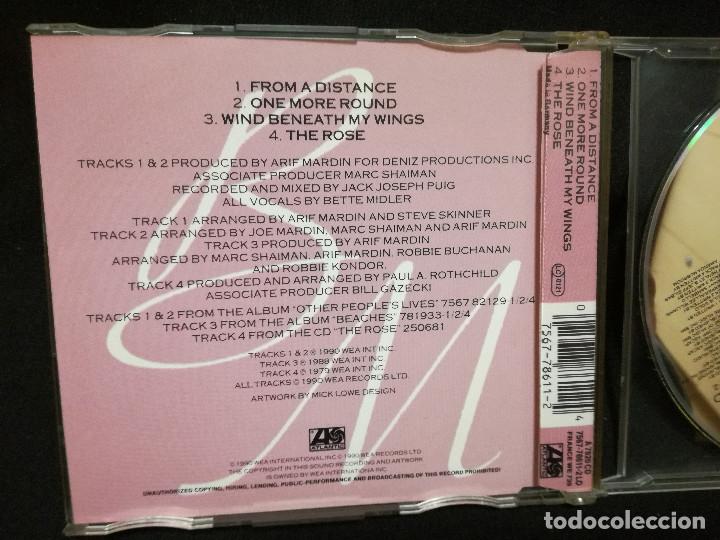 CDs de m&uacute;sica: CD MAXI - BETTE MIDLER - FROM A DISTANCE - Foto 2