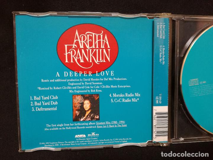 CDs de m&uacute;sica: CD MAXI - ARETHA FRANKLIN - A DEEPER LOVE - Foto 2