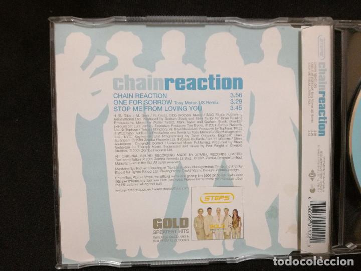 CDs de m&uacute;sica: CD MAXI - STEPS - CHAIN REACTION - Foto 2