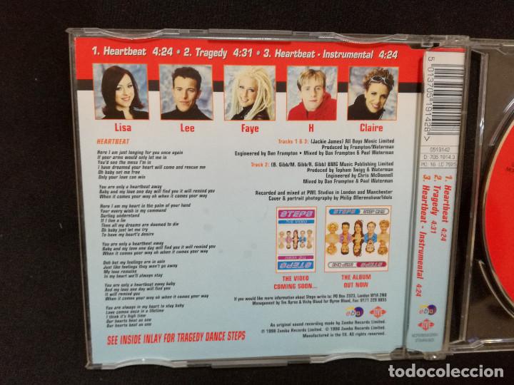 CDs de m&uacute;sica: CD MAXI - STEPS - HEARTBEAT - TRAGEDY - Foto 2