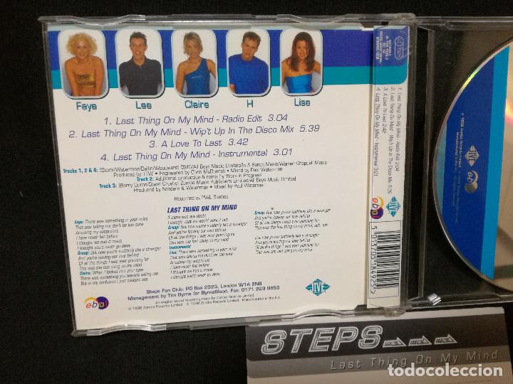 CDs de m&uacute;sica: CD MAXI - STEPS - LAST THING ON MY MIND - Foto 2