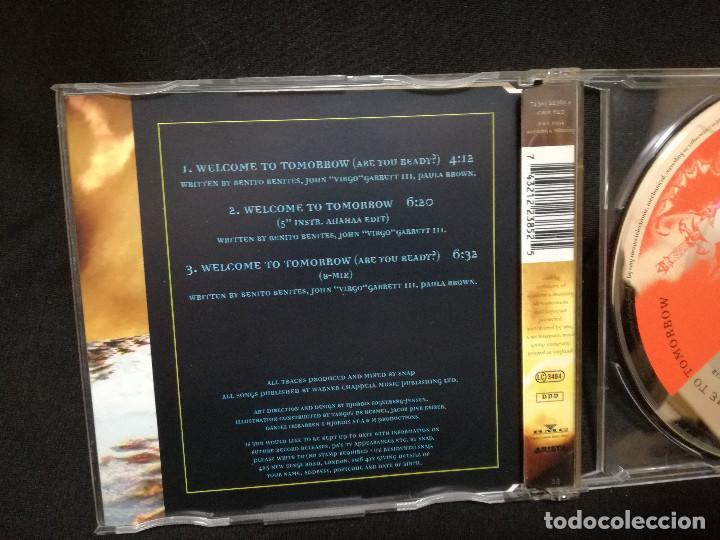 CDs de m&uacute;sica: CD MAXI - SNAP - WELCOME TO TOMORROW - Foto 2
