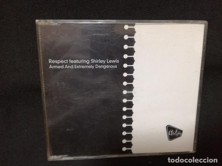 CDs de m&uacute;sica: CD MAXI - RESPECT FEATURING SHIRLEY LEWIS - ARMED AND EXTREMELY DANGERUS - Foto 1