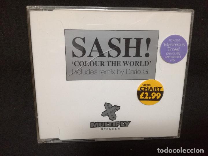 CDs de m&uacute;sica: CD MAXI - SASH! - COLOUR THE WORLD - Foto 1