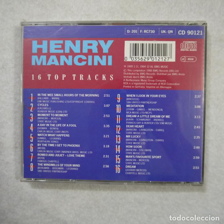 CDs de m&uacute;sica: HENRY MANCINI - 16 TOP TRACKS - CD - Foto 3