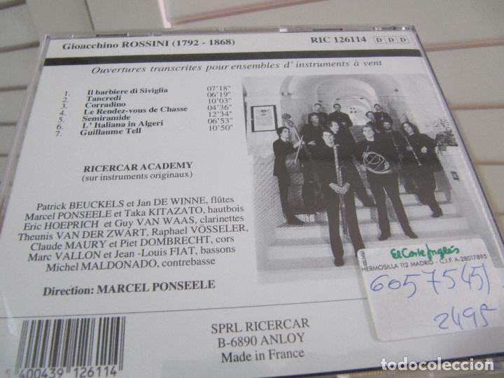 CDs de m&uacute;sica: Gioacchino Rossini, Ricercar Academy &lrm;&ndash; Ouvertures - Foto 4