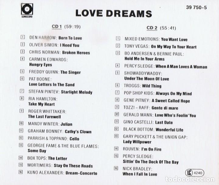 CDs de m&uacute;sica: LOVE DREAMS  ( 2 CD&acute;S) - Foto 2