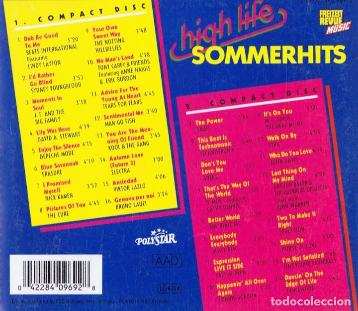 CDs de m&uacute;sica: HIGH LIFE SOMMERHITS ( 2 CD) - Foto 2