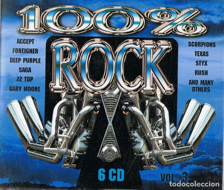 CDs de m&uacute;sica: 100% ROCK VOL. 3 ( 6 CD) - Foto 1