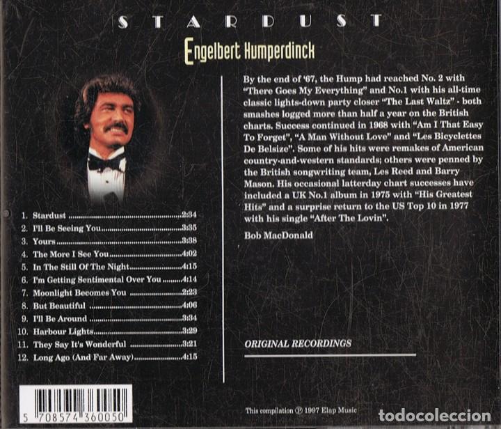 CDs de m&uacute;sica: ENGELBERT HUMPERDINCK STARDUST - Foto 2