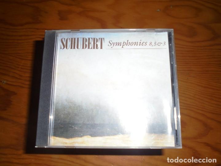 CDs de m&uacute;sica: FRANZ SCHUBERT. SYMPHONIES 8, 5 & 3. BRILLANT CLASSICS. CD. IMPECABLE - Foto 1