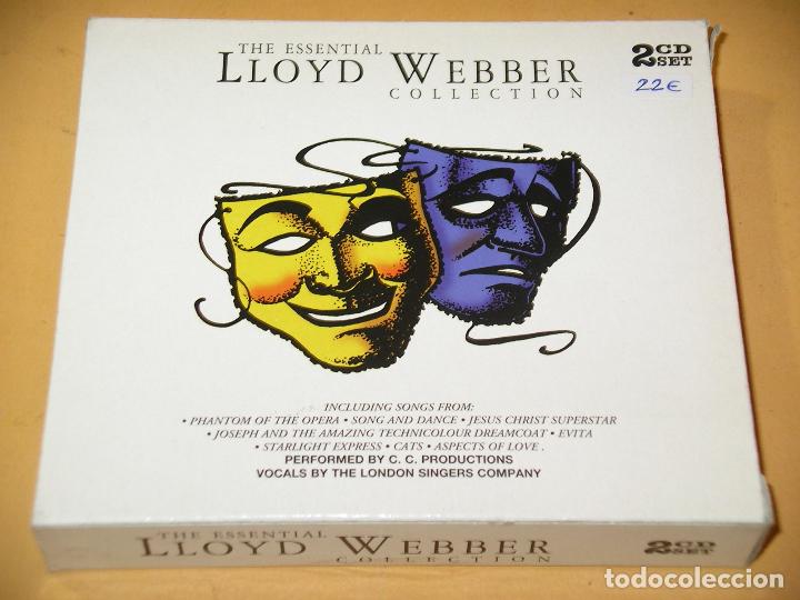 CDs de m&uacute;sica: Andrew Lloyd Webber, Essential Collection, con dos CD, doble - Foto 1