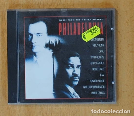 CDs de m&uacute;sica: PHILADELPHIA B.S.O. - VARIOS - CD - Foto 1