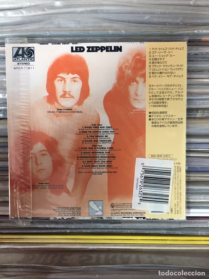 CDs de m&uacute;sica: Led-Zeppelin I. Edici&oacute;n Japonesa - Foto 2