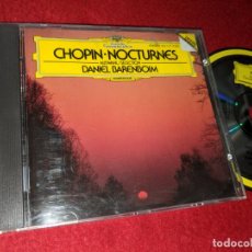 CDs de Música: DANIEL BARENBOIM CHOPIN NOCTURNES CD 1982 DEUTSCHE GERMANY ALEMANIA. Lote 401882229