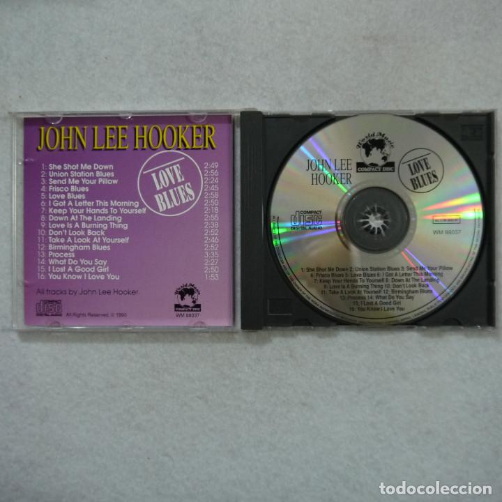 CDs de m&uacute;sica: JOHN LEE HOOKER - LOVE BLUES - CD 1990 - Foto 2