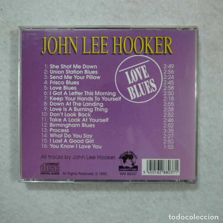 CDs de m&uacute;sica: JOHN LEE HOOKER - LOVE BLUES - CD 1990 - Foto 3