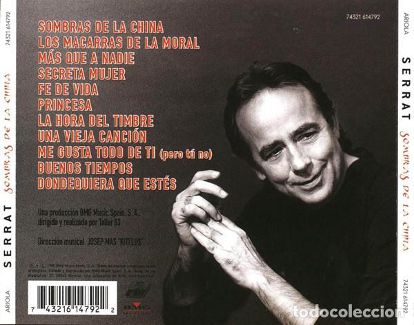 CDs de m&uacute;sica: Serrat &lrm;&ndash; Sombras De La China - Foto 2