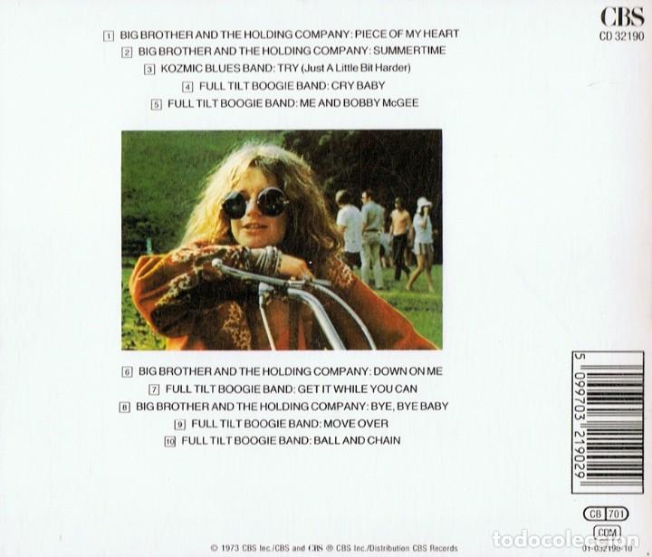CDs de m&uacute;sica: JANIS JOPLIN&acute;S GREATEST HITS - Foto 2