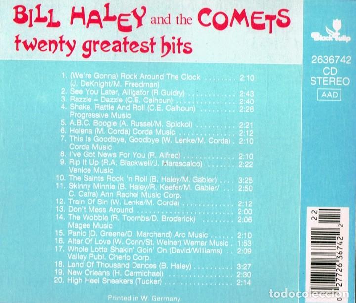 CDs de m&uacute;sica: BILL HALEY AND THE COMETS 20 GREATEST HITS - Foto 2