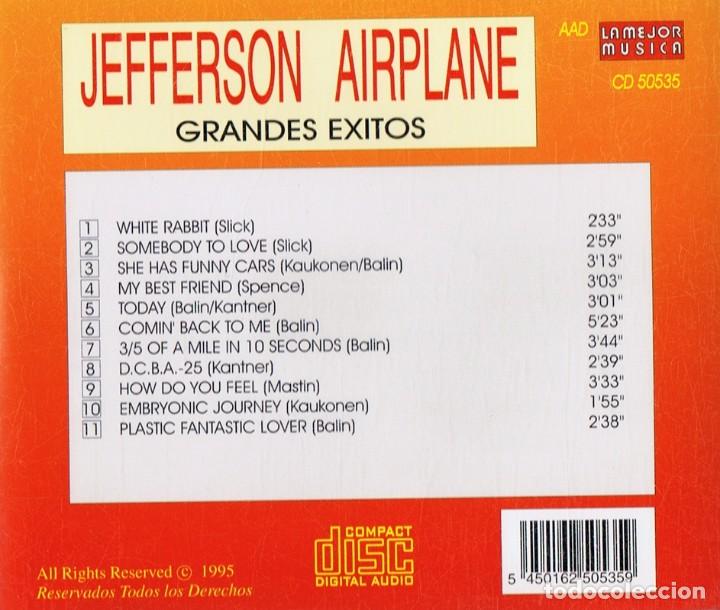 CDs de m&uacute;sica: JEFFERSON AIRPLANE GRANDES &Eacute;XITOS - Foto 2