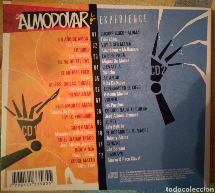 CDs de m&uacute;sica: Almod&oacute;var Experience 2 CD - Foto 3
