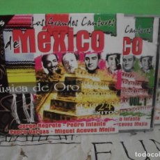CDs de Música: LOS GRANDES CANTORES DE MEXICO DOBLE CD ALBUM 24 EXITOS COMO NUEVO¡¡ PEPETO. Lote 144773790