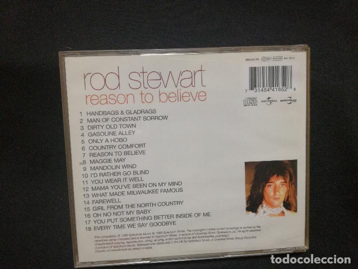 CDs de m&uacute;sica: CD - ROD STEWART - REASON TO BELIVE - Foto 2