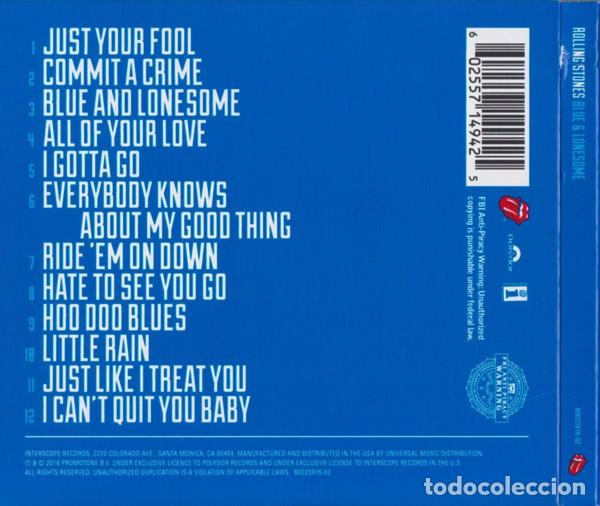 CDs de m&uacute;sica: ROLLING STONES BLUE & LONESOME CD DIGIPACK LIMITADO - Foto 3