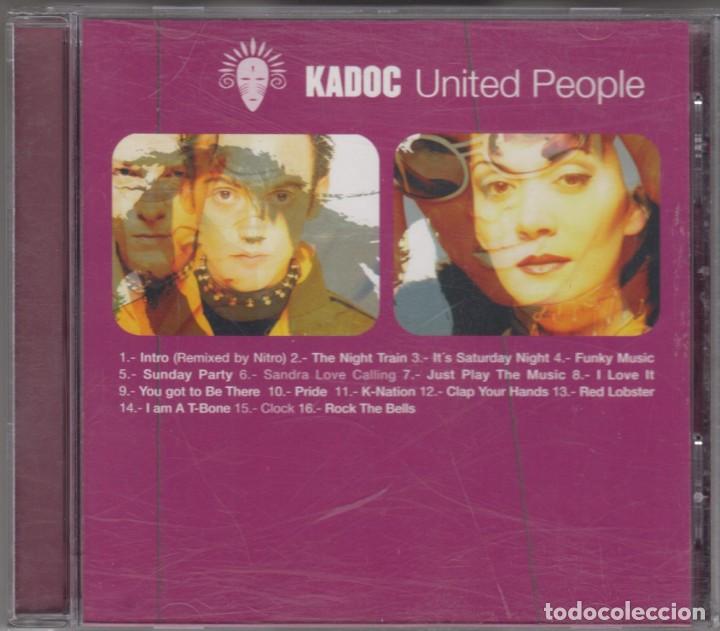 CDs de m&uacute;sica: Kadoc cd United People 1998 - Foto 1