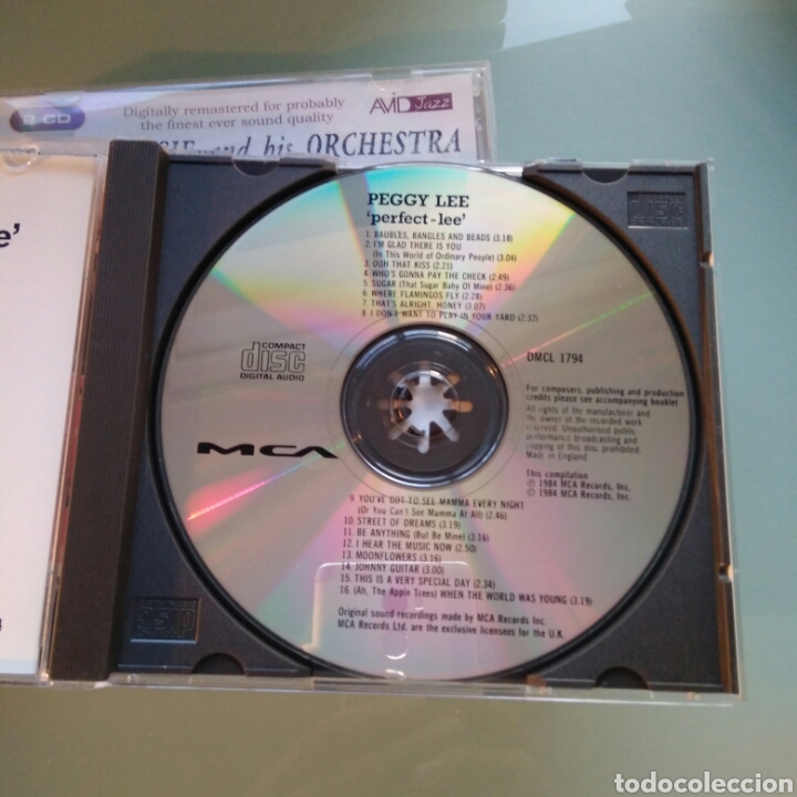 CDs de m&uacute;sica: Peggy Lee &ndash; Perfect-Lee - Foto 3
