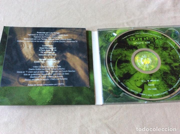 CDs de m&uacute;sica: Cripta ?&ndash; Ahora Sh&iacute;. 2001. Digipack. - Foto 3