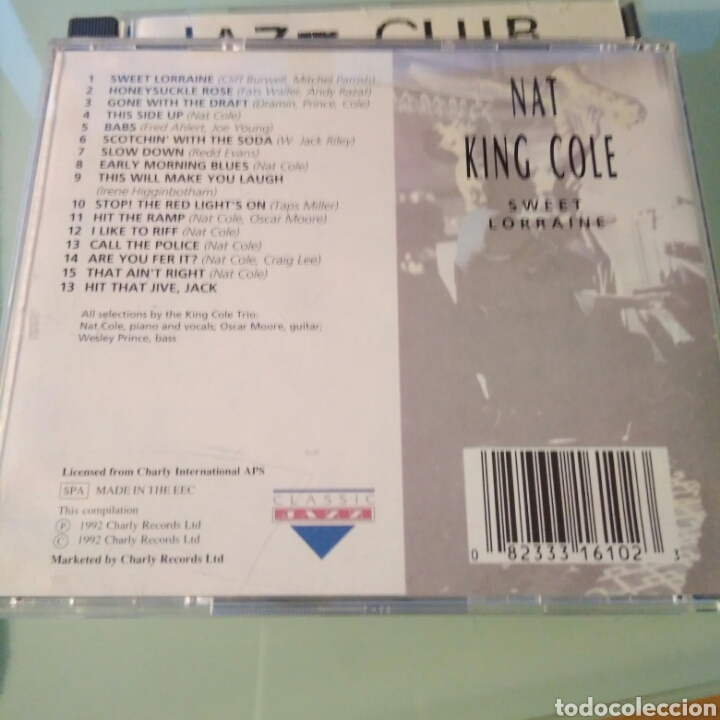 CDs de m&uacute;sica: Nat King Cole &ndash; Sweet Lorraine - Foto 4