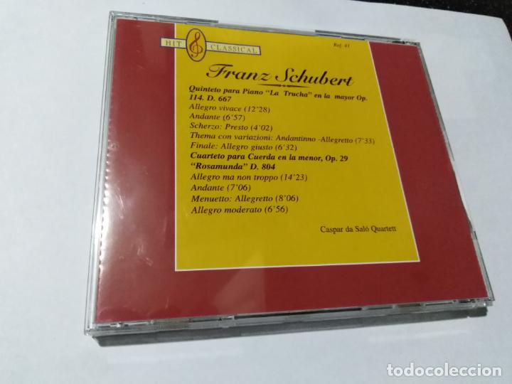 CDs de m&uacute;sica: HIT CLASSICAL. SCHUBERT. QUINTETO PARA PIANO. - Foto 2