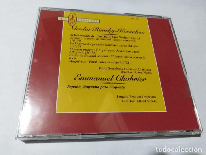 CDs de m&uacute;sica: HIT CLASSICAL. RIMSKY-KORSAKOV. CHABRIER. - Foto 2