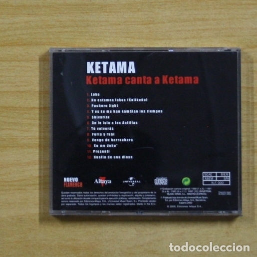 CDs de m&uacute;sica: KETAMA - KETAMA CANTA A KETAMA - CD - Foto 2