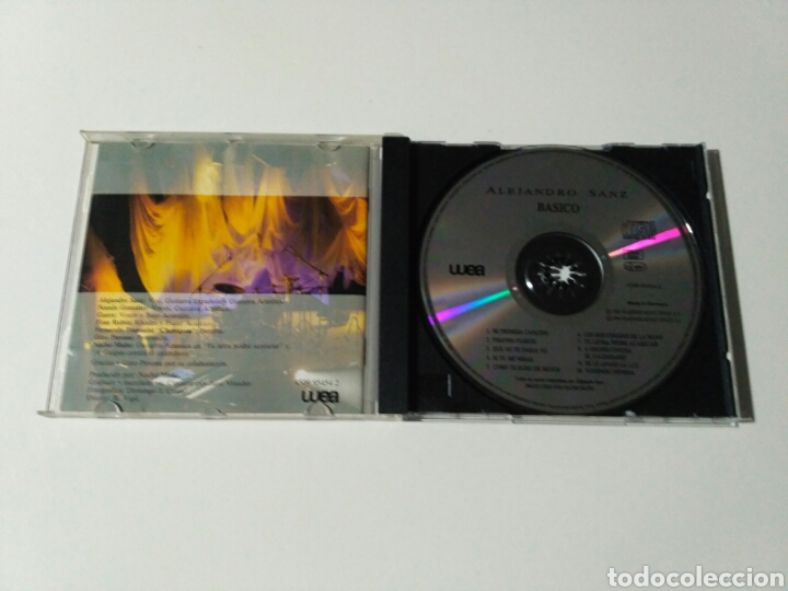 CDs de m&uacute;sica: Alejandro Sanz - B&aacute;sico (CD, Album) - Foto 2