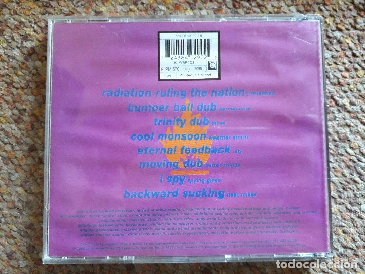 CDs de m&uacute;sica: Massive attack v mad proffesor , no protecttion , cd 1995 estado impecable - Foto 2
